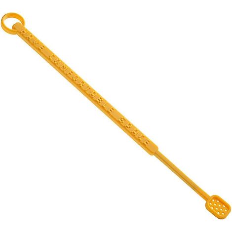 Bâtonnet mélangeur Cuillère à café Bâtonnet mélangeur à long manche pour thé au lait RDAYellow (1/2)