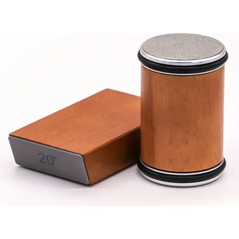 Brown 2-roller knife sharpener, classic diamond-coated aluminum alloy sharpening stone (1/5)