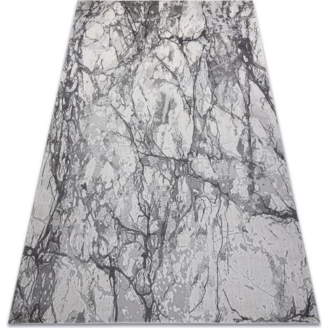 Modern NOBLE Teppich 9962 65 Marmor, Stein - Strukturell zwei Ebenen aus Vlies creme / grau beige 140x190 cm