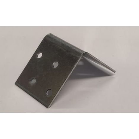 LASTRINA ANGOLARE DI CONGIUNZIONE 50x50x40MM - SPESSORE 2MM - IN ACCIAIO ZINCATO