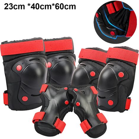 Équipement de protection pour enfants Patins à roulettes Protecteurs de genoux Protecteurs de coude Protecteurs de poignet Équipement de protection pour skateboard (1/5)