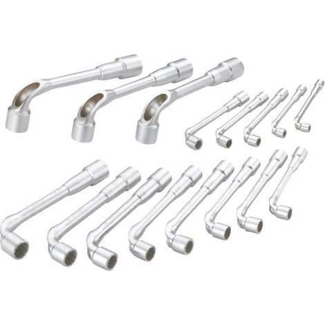 Jeu de clés à douille Hex. SAM 16 pièces 8  24 mm en Acier au chrome vanadium ( Prix pour 1 )