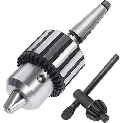 Mandrin de perceuse industriel de haute précision B18, mandrin robuste pour perceuse d'établi, clé pour tête de perceuse (1/5)