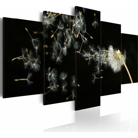 Tableau moments fugitifs comme les pissenlits - 100 x 50 cm (1/4)