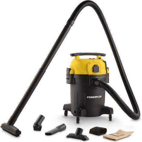 Powerplus Aspirateur Électrique Eau et Poussière POWX3235S - 750W - silencieux - réservoir 23 l - avec 3 acc.