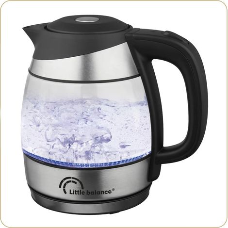 8766 Verre, Bouilloire électrique, 1,2 L, Verre, 1630 W, Transparent (1/5)