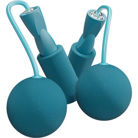 Ballon De Saut Sans Corde - 75 Cm - Poignées Antidérapantes Avec Blocs De Plomb - Roulement Autolubrifiant - Pour Entraînement Intérieur Et Fitness - Par 2