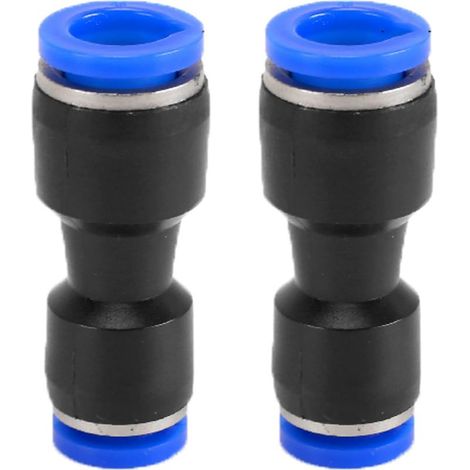 Connecteur pneumatique 2PCS coude/droit/type Y/T-Type/Réducteur de tube d'air pour la connexion rapide tuyauterie d'air, outils pneumatiques (réduction du raccord 10 mm à 8 mm) - Reducing Fitting 8mm (1/5)