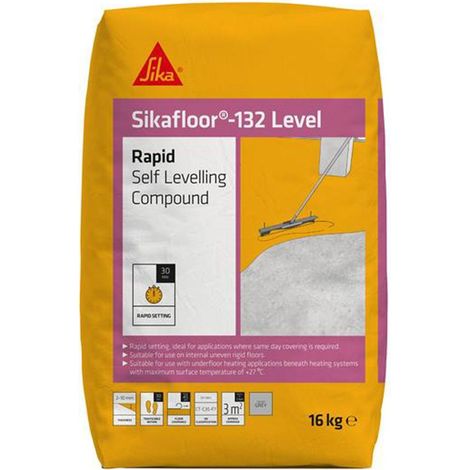 Everbuild Sika Sikafloor-132 Level Rapid 16Kg - Quick Set Compound