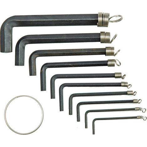 Llaves Allen Vorel, 10 unidades, 1-10 mm