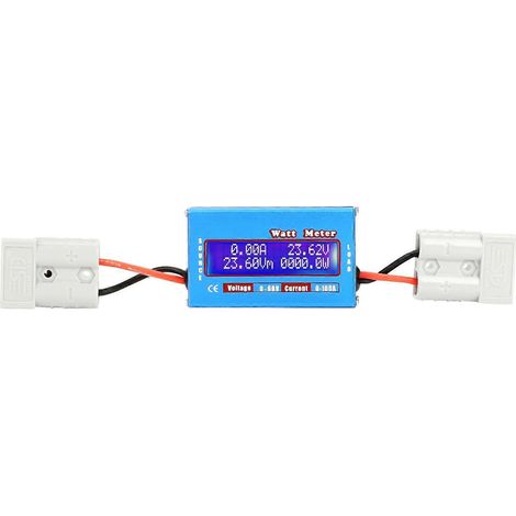 Hochpräzises Gleichstrom-Leistungsmessgerät (0–100 A, 0–60 V) – Watt-, Volt- und Ampere-Messgerät