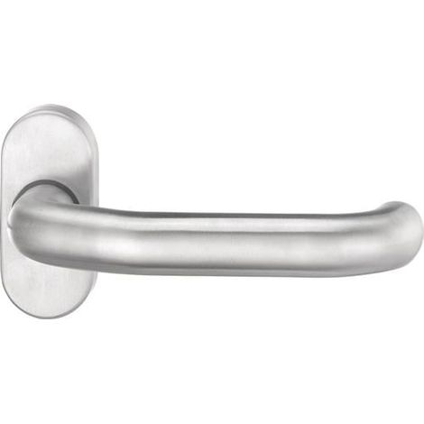 Poignée de porte profilée avec trou 1800/2033 VA EST ov.8mm courbée (1/4)