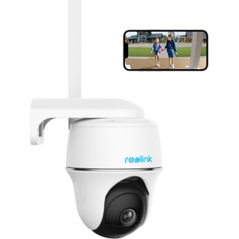 Reolink – Caméra de surveillance 4MP 3G/4G LTE sans fil – Vision nocturne IR 10m – Pan 355° Tilt 140° – Détection intelligente – Audio bidirectionnel (1/5)