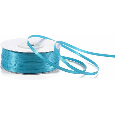 Nastro doppio raso color pavone, mm 3 x 100 m