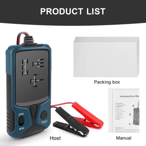 12-V-Autobatterietester, Batterietester, Autobatterietester mit LED-Anzeige (1/5)