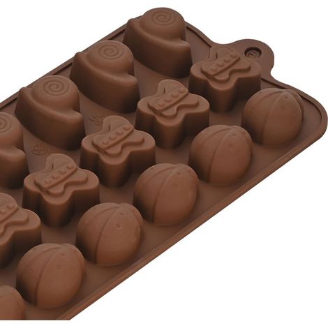 Silikonform für Schokolade, herzförmige Eiswürfel, Halloween-Buchstaben-Eiswürfelform CC-082 (1/5)