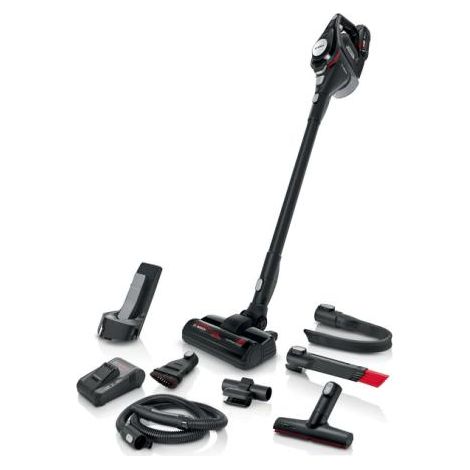 Bosch Serie 8 BSS825CARP Scopa Elettrica Senza Sacchetto Nero