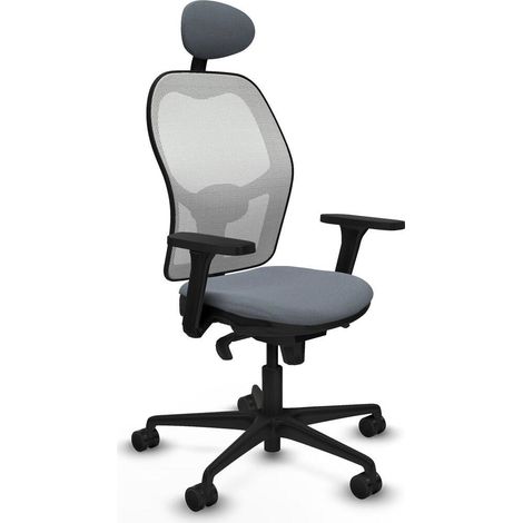 Piqueras y Crespo Silla de Oficina Gris 3D036N1 Ergonómica (1/3)