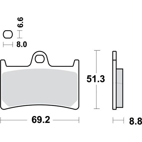 Pastillas de freno TRW MCB611SV