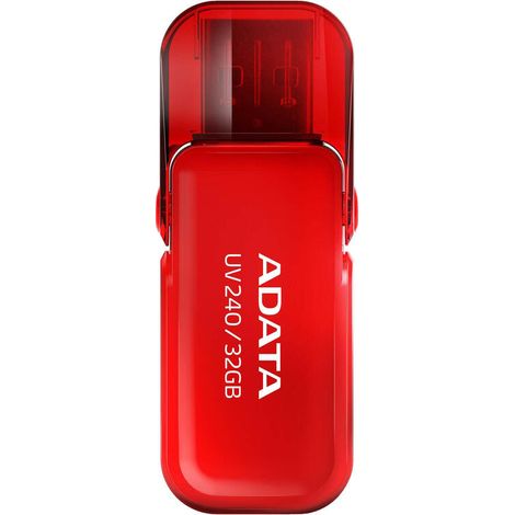 Pendrive 32gb Usb20 Adata Uv240 Rojo