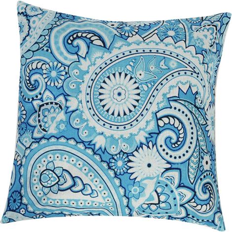 Funda de almohada de lino resistente a la decoloración con detalle de cremallera oculta, adecuada para sofás y decoración del hogar, 45 x 45 cm, impermeable y de textura suave.