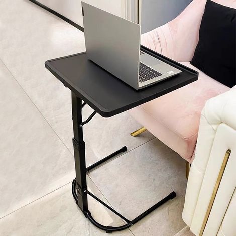 43×43cm Support de Table Pliable Portable Multi-Positions réglable Bureau Informatique Bureau Gaming pour lit travail télévision repas étude mobilier d'extérieur et bureau Noir (1/7)