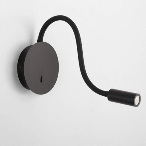Applique Murale de LED Lampe de lecture à LED, lampe de chevet fixée au mur avec interrupteur,Blanc chaud, 200lm/3000k/3W, angle de faisceau:360°,Longueur:53cm (1/5)