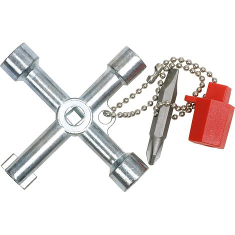 KS Tools - Clé universelle pour armoire éléctrique - 130.1015 (1/2)