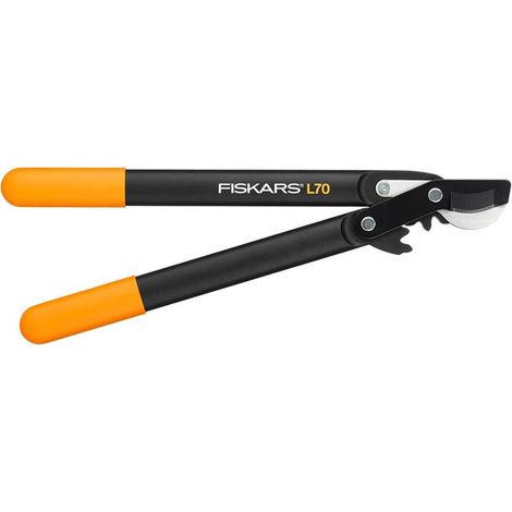 Fiskars – Coupe-branches Bypass PowerGear II 45 cm – Lame anti-adhésive – Épaisseur de coupe 38 mm – Pour bois vert