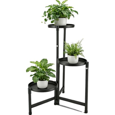 Soporte para plantas, diseño de varios niveles, características que ahorran espacio, A (1/2)