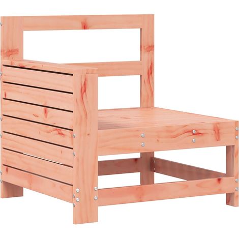 vidaXL Sofá de jardín con reposabrazos madera Douglas 69x62x70,5 cm (1/2)