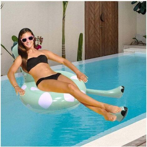 1 Pcs Inflatable Pool Float Circular Buoy for Swimming and Water Activities Colorful Raft, Comfortable and Portable, for Women and Men, Beach, Garden, River, Lake and Relaxation (1/4)