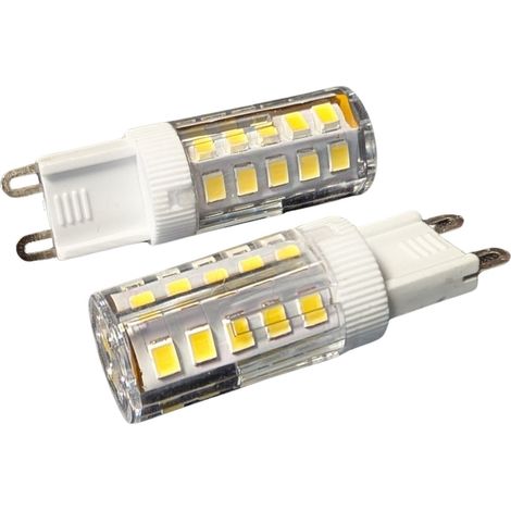 2 Pezzi Lampade Led G9 220V 4W 400LM 32 Smd 2835, Disponibili 3000K 4000K 6000K (Bianco Caldo 3000K)