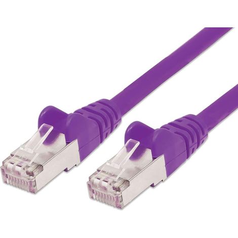 Intellinet Cavo di rete Patch in rame Cat. 6 Viola SFTP LSZH 3m (1/4)