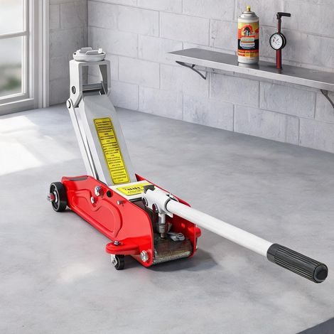 Cric hydraulique compact 2 tonnes rouge pour voiture et SUV (1/5)