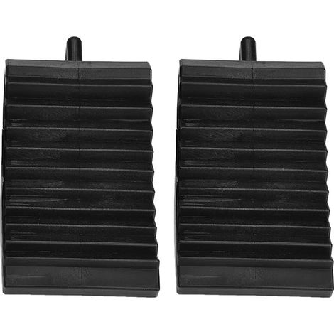 Cale De Glissement Bloc Antidérapant de Voiture 2 Pièces, Butée Antidérapante de Pneu en Plastique ABS, Support de Roue Léger pour l'alignement du Véhicule et la sécurité des Pneus (1/5)
