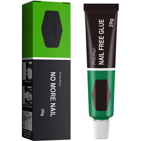 Colle multi-usages forte à séchage rapide pour plastique, verre et métal (1/4)