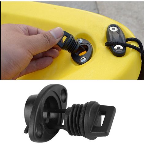 Kit de Bouchon de Vidange pour Bateau, Kayak, Canoë - Bouchon d'Évacuation et Vis d'Étanchéité (1/5)