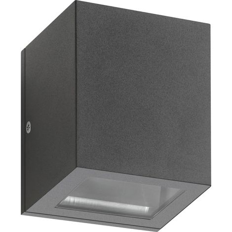 Luminaire extérieur LCD Down aluminium anthracite L 9 cm G9 IP54 réf. 5004 (1/4)