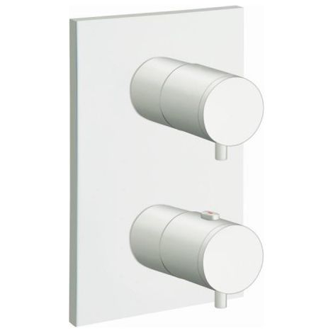 Façade externe en laiton 3 sorties WHITEMAT TRIVERDE - CRISTINA ONDYNA XT85324 (1/2)