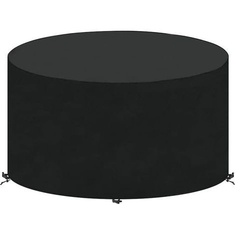 Runde Gartenmöbelabdeckung aus robustem Oxford-Gewebe – Ø 130 x 71 cm (1/5)