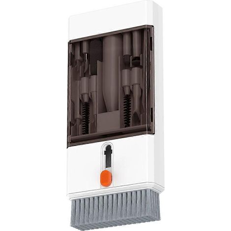 Kit de nettoyage K22 22 en 1, compatible avec le nettoyage du clavier, de l'étui du casque, de l'écran et de l'ordinateur, marron. (1/5)
