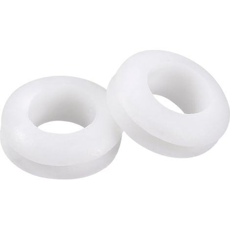 Passe Fil Caoutchouc Oeillet Passe Câble Protecteur Huile Resistant 10mm Blanc 50 Pcs (1/4)