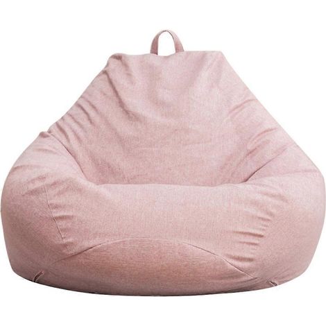 Housse de pouf géante, canapé, couleur, design simple, housse de chaise longue d'intérieur pour adultes et enfants. (1/4)