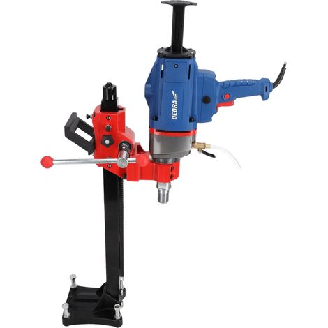 Taladro de hormigón con soporte de diámetro máximo 205 mm 2300 W, hasta 14.000 rpm, innovador sistema de suministro de agua, protección contra sobrecorriente, arranque suave, conexión universal para