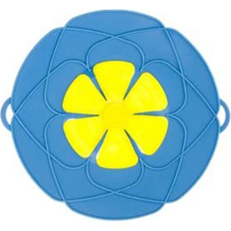 Couvercle anti-débordement en silicone de 28 cm, couvercle de casserole en silicone avec bouchon anti-déversement