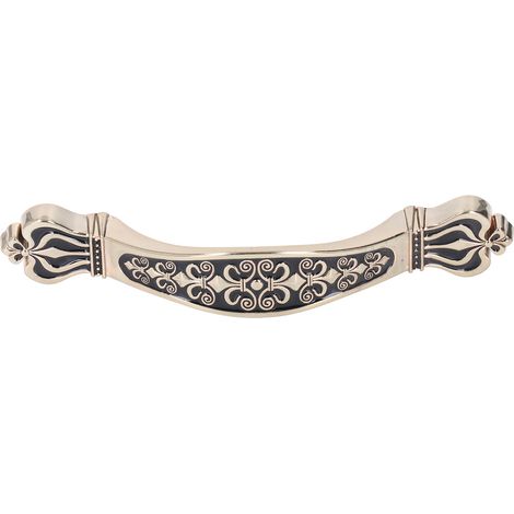 Moderner europäischer Möbeltürgriff im Retro-Stil aus Zinklegierung, mit Schrauben, für Schubladen oder Schränke. (1/5)