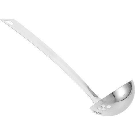 Cuillère soupe inox multifonction long manche, passoire pour fondue chinoise, ustensile service 1 pièce
