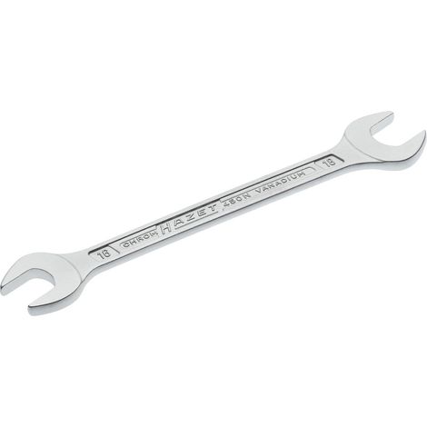 Clé à double tête 450N 16x18mm L.205,7mm, chromée (1/4)