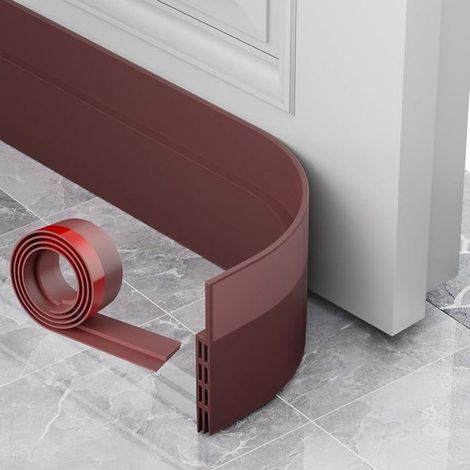 1 Boudin de porte, Silicone, 3 couches, Anti bruit, Isolation froid, Pour maison et bureau (1/5)